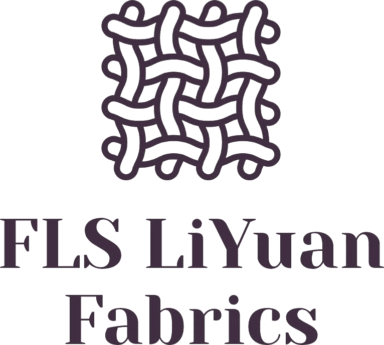 Logo of FLS LiYuan Fabrics featuring an abstract woven pattern.